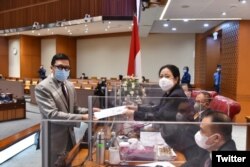 Pembicaraan Tingkat II/Pengambilan Keputusan atas RUU Ibu Kota Negara menjadi Undang-Undang dalam Rapat Paripurna Ke-13 DPR RI Masa Persidangan III Tahun Sidang 2021-2022, Selasa, 18 Januari 2022. (Twitter/DPR_RI)