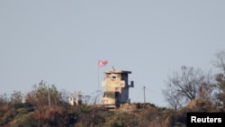 Severnokorejski punkt blizu demilitarizovane zone između dve Koreje, 4. novembra 2022.