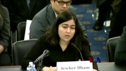 2014-04-09 美國之音視頻新聞: 伊力哈木‧土赫提的女兒到國會作證