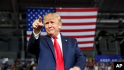 Predsednik Tramp održao je predizborni skup u areni u Grinvilu, u Severnoj Karolini, 17. jula 2019.