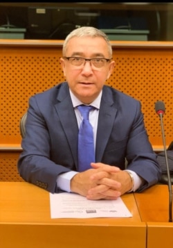 世界维吾尔代表大会(World Uighur Congress) 发言人迪里夏提·热西提(Dilxat Raxit) (资料照)