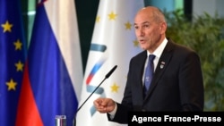 斯洛文尼亞總理亞內茲∙揚沙（Janez Jansa）