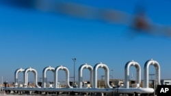 Насосная станция, к которой планировалось подключить трубопровод Keystone XL. Стил-Сити, Небраска (архивное фото) 