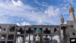 Një xhami e shkatërruar në Libanin jugor (17 shkurt 2025)