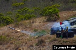 台灣軍方在台中舉行聯合反空降操演 (台灣國防部提供)