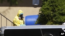 Kayan da aka fitar daga wanda yake fama da cutar ebola Thomas Duncan