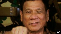 Philippine President Rodrigo Duterte