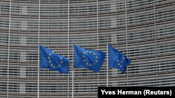 Zastave EU u Briselu