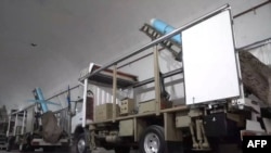 ইরানের রেভল্যুশনারি গার্ড কর্পসের ওয়েবসাইট সেপাহ নিউজের সরবরাহ করা এই ছবিতে ইরানের একটি অজ্ঞাত স্থানে ঘাদর-৩৮০ নৌ ক্রুজ ক্ষেপণাস্ত্র উদ্বোধন এর সময় তা দেখা যাচ্ছে। ফটোঃ ১ ফেব্রুয়ারি, ২০২৫।