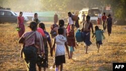 ရခိုင်ပြည်နယ်တွင်း ဖြစ်ပွားခဲ့သော တိုက်ပွဲများကြောင့် တိမ်းရှောင်ထွက်ပြေးလာခဲ့ကြသော စစ်ရှောင်များ 