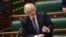 英国首相约翰逊在下议院每周一次的提问时间辩论中发表讲话。(2021年3月10日)