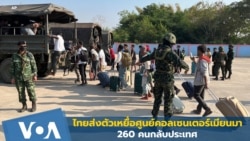 ไทยส่งตัวเหยื่อศูนย์คอลเซนเตอร์เมียนมา 260 คนกลับประเทศ