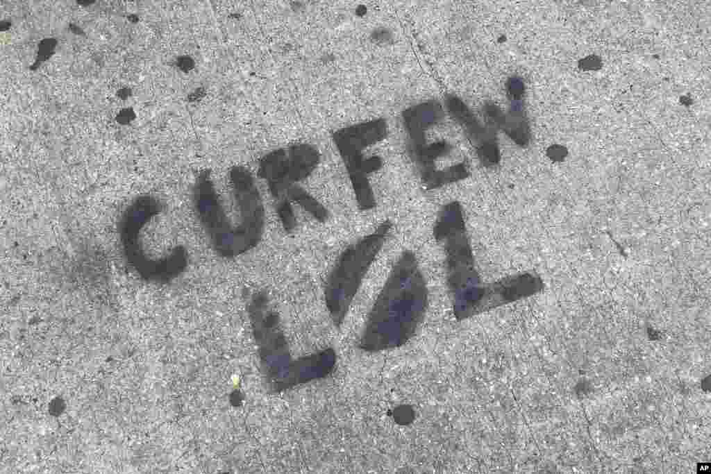 New York ပြည်နယ် New York မြို့က ဆန္ဒပြပွဲ မြင်ကွင်း။&nbsp;