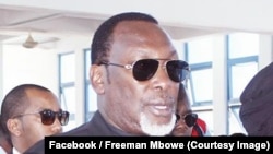 Aliyekuwa mbunge wa jimbo la Hai na kiongozi wa upinzani bungeni Freeman Mbowe.