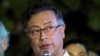 ARCHIVO: El presidente colombiano Gustavo Petro habla durante su visita y después de un consejo binacional de ministros, en Jacmel, Haití, el 22 de enero de 2025.