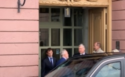 FILE - U.S. special envoy for North Korea Stephen Biegun leaves a meeting at the Swedish Foreign Ministry in Stockholm, Oct. 4, 2019.