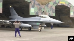 台灣空軍戰機。