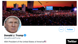 د جمهوري ریاست د انتخاباتو په ترڅ کې د تشدد د پیښو نه وروسته فیس بوک، ټویټر او ځینو شبکو د جمهور رئیس ټرمپ حسابونه وتړل. 