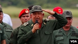 Chávez viajó a la ciudad de La Fría y luego visitó el santuario del Santo Cristo de La Grita.