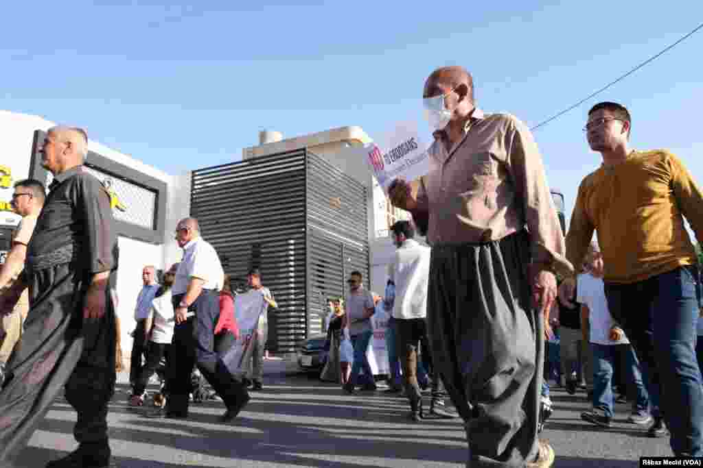 Li Silêmaniyê Xwepêşandan li Dij Leşkerkêşiya Tirkiyê