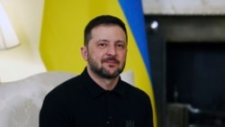 烏克蘭總統澤連斯基在倫敦會面英國首相施紀賢。 (2025年3月1日)