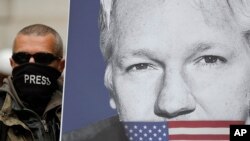 維基解密創辦人朱利安阿桑奇（Julian Assange）。