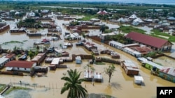 Mafuriko yanayoendelea katika ukanda wa Afrika mashariki katika picha iliyochukuliwa April 19, 2024. 