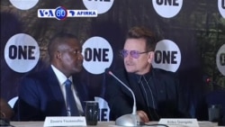VOA60 AFIRKA: NIGERIA Shahararen Mawakin Nan Na Duniya U2 Bono, Tare Da Aliko Dangote Sun Gana Da 'Yan Jarida A Abuja
