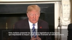 Trump anuncia "audaz" inversión en infraestructura