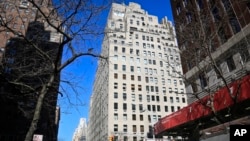 740 Park Avenue, an upscale residential building in New York City, April 10, 2014. 