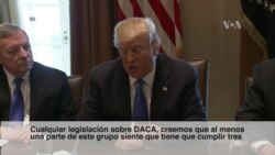 Trump: Ley sobre DACA debe ser "una ley de amor" bipartidista