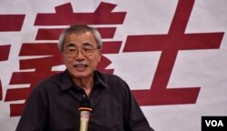 時事評論員練乙錚。(美國之音湯惠芸)