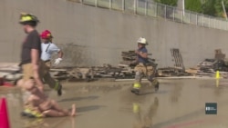 У передмісті Вашингтона дівчата проводять літо у таборі... пожежників. Відео