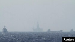 中国“海洋石油981”深海钻井平台2014年5月14日在与越南有争议的南中国海进行开发活动。