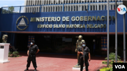 En el Ministerio de Gobernación de Nicaragua se deben registrar las organizaciones consideradas Agentes Extranjeros. [Foto Houston Castillo, VOA]