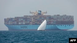 یک کشتی کانتینری متعلق به شرکت مرسک- آرشیو