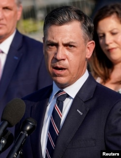 资料照片：美国国会共和党众议员吉姆·班克斯（Jim Banks）