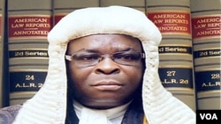Walter Samuel Nkanu Onnoghen, président de la Cour suprême du Nigeria.