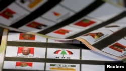 Picha ya mgombea wa urais wa chama cha National Democratic Congress (NDC) na rais wa zamani wa Ghana John Dramani Mahama, Disemba 7, 2024.