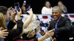 Bivši predsednik Barak Obama u kampanji za kongresne izbore 2018.