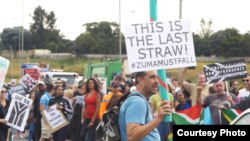 Protestos em Joanesburgo