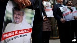Protest u Vašingtonu zbog nestanka Džamala Kašogija, 10. oktobar 2018.