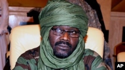 A 2009 file photo of the Darfur-based Justice and Equality rebel Movement (JEM) leader Khalil Ibrahim during a Darfur peace meeting in Doha, Qatar