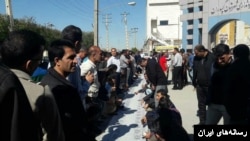 تجمع کارگران سد چم شیر گچساران - آرشیو