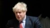 资料照：英国首相约翰逊离开唐宁街10号前往议会。（2020年7月15日）