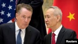 Timu ya wawakilishi wa biashara Marekani na China wanakutana wiki hii Washington