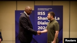 Президент України Володимир Зеленський провів зустріч з очільником Пентагону Ллойдом Остіном в Сінгапурі 2 червня 2024 року