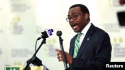 Shugaban bankin raya kasashen Afirka (AFDB), Akinwunmi Adesina.