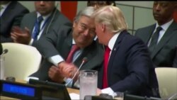 Prezident Tramp BMT Bosh kotibi Antonio Guterrish ishlarini olqishladi