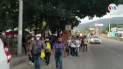 Unos 130 hondureños salen en caravana rumbo a Estados Unidos